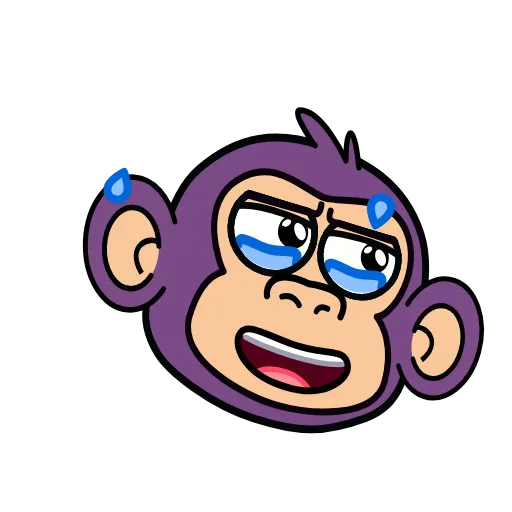 🤣 Эмодзи «🍸 Notmeme monkey» для Telegram