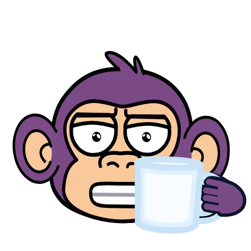 ☕️ Эмодзи «🍸 Notmeme monkey» для Telegram
