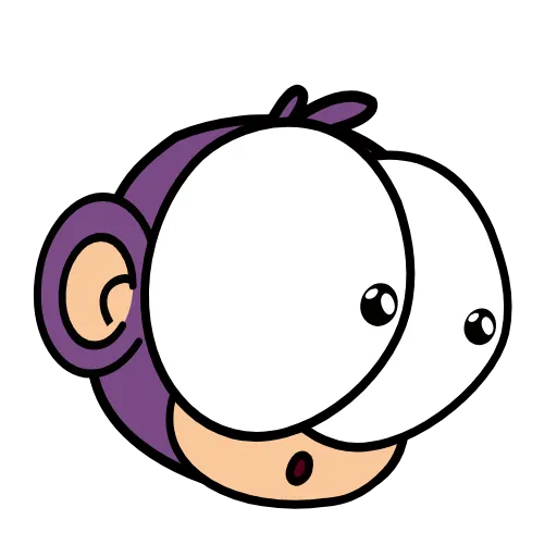 😳 Эмодзи «🍸 Notmeme monkey» для Telegram