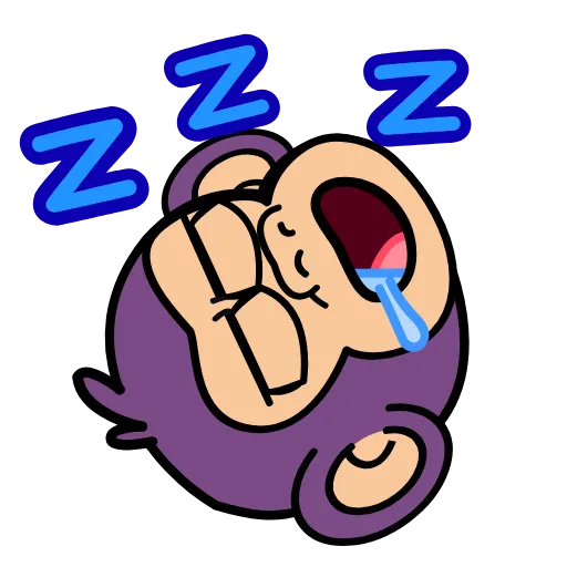 😴 Эмодзи «🍸 Notmeme monkey» для Telegram