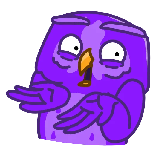😅 Стикер «NOT Wise Owl» для Telegram