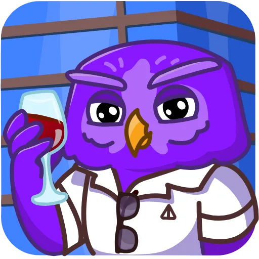 💸 Стикер «NOT Wise Owl» для Telegram
