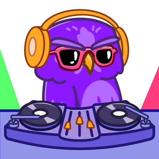 🎙 Стикер «NOT Wise Owl» для Telegram