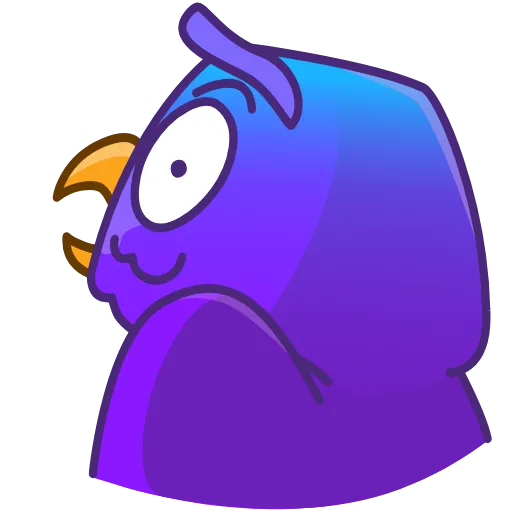 😨 Стикер «NOT Wise Owl» для Telegram