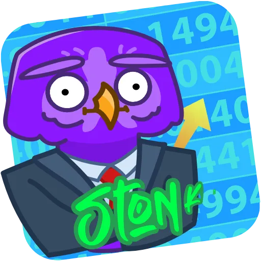 🍾 Стикер «NOT Wise Owl» для Telegram