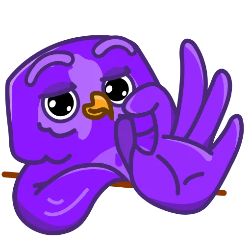 👌 Стикер «NOT Wise Owl» для Telegram