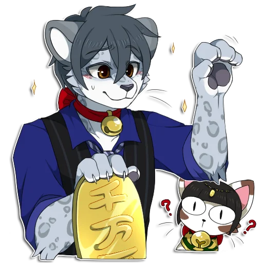 🐱 Стикер «Novus» для Telegram
