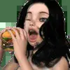 👅 Эмодзи «Random #random #cute #status» для Telegram