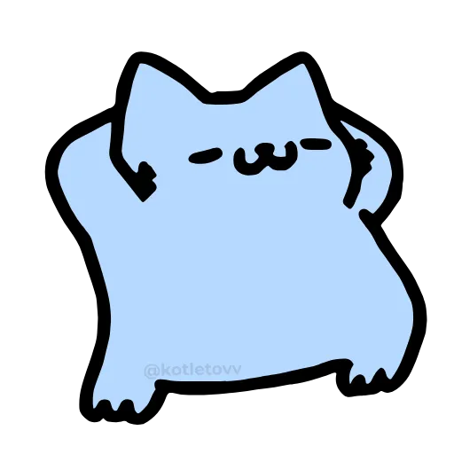 🔞 Эмодзи «NUB NUB CAT STICK» для Telegram