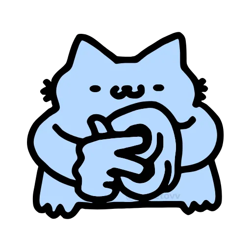🍓 Эмодзи «NUB NUB CAT STICK» для Telegram