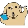 🧐 Эмодзи «Nudaeng dog» для Telegram