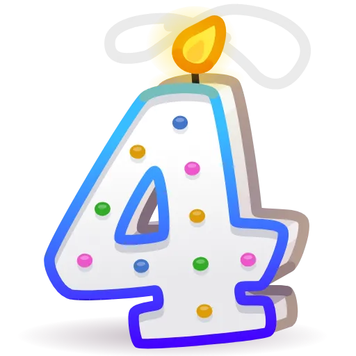 4️⃣ Стикер «Numbers» для Telegram