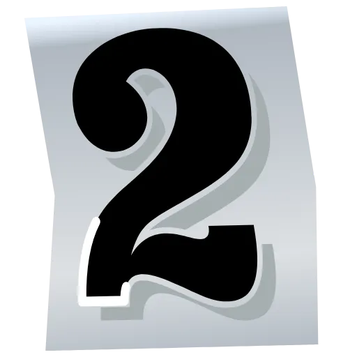 2️⃣ Стикер «Numbers» для Telegram