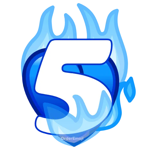 5️⃣ Стикер «Numbers» для Telegram