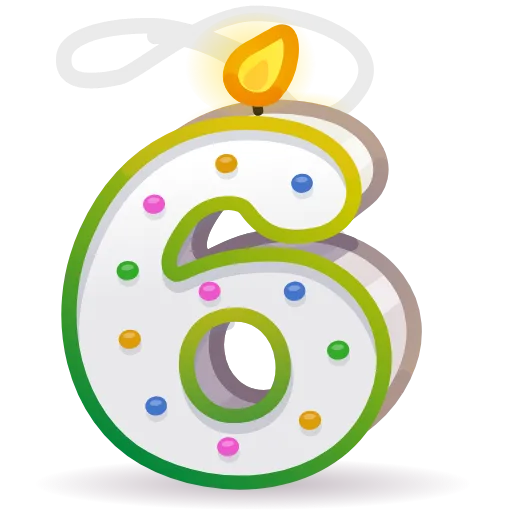 6️⃣ Стикер «Numbers» для Telegram