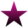 ⭐ Эмодзи «Темно-розовые буквы, градиент» для Telegram