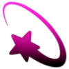 💫 Эмодзи «Темно-розовые буквы, градиент» для Telegram