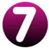 7️⃣ Эмодзи «Темно-розовые буквы, градиент» для Telegram