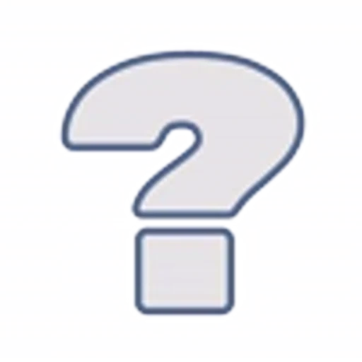 ❓ Эмодзи «Буквы в синей обводке» для Telegram