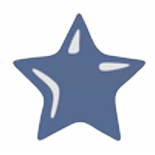 ⭐️ Эмодзи «Буквы в синей обводке» для Telegram
