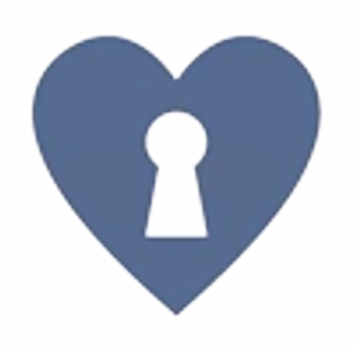 💔 Эмодзи «Буквы в синей обводке» для Telegram