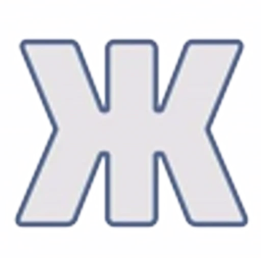 🔺 Эмодзи «Буквы в синей обводке» для Telegram