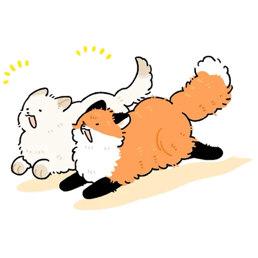 🏃 Стикер «Numsiri fox» для Telegram