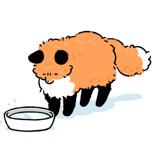 💧 Стикер «Numsiri fox» для Telegram