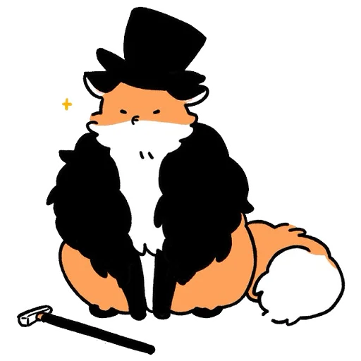 🎩 Стикер «Numsiri fox» для Telegram