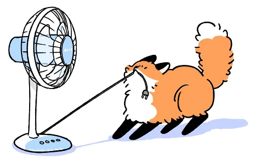 🔌 Стикер «Numsiri fox» для Telegram