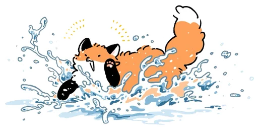 💧 Стикер «Numsiri fox» для Telegram