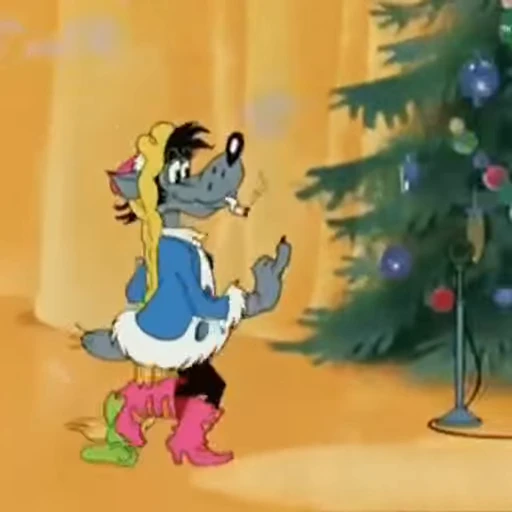 🎅 Стикер «Ну Погоди!» для Telegram