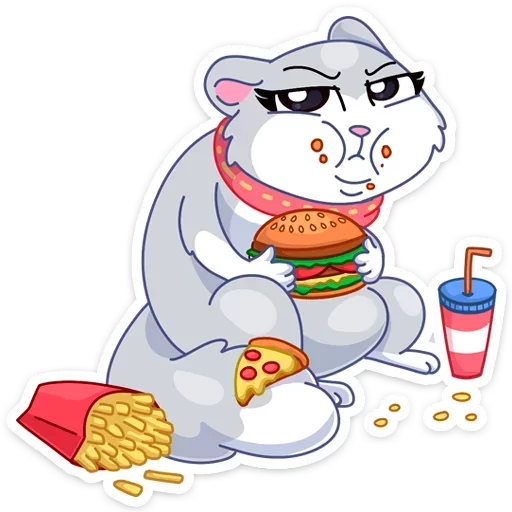 🍔 Стикер «Нура» для Telegram