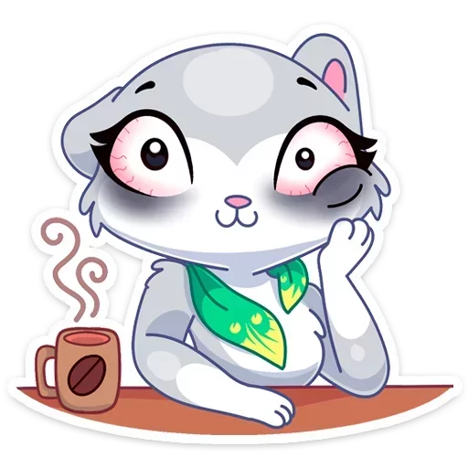 ☕️ Стикер «Нура» для Telegram