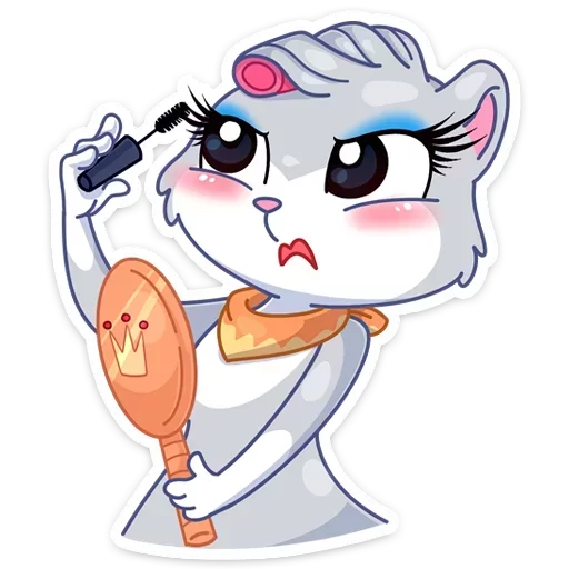 💄 Стикер «Нура» для Telegram