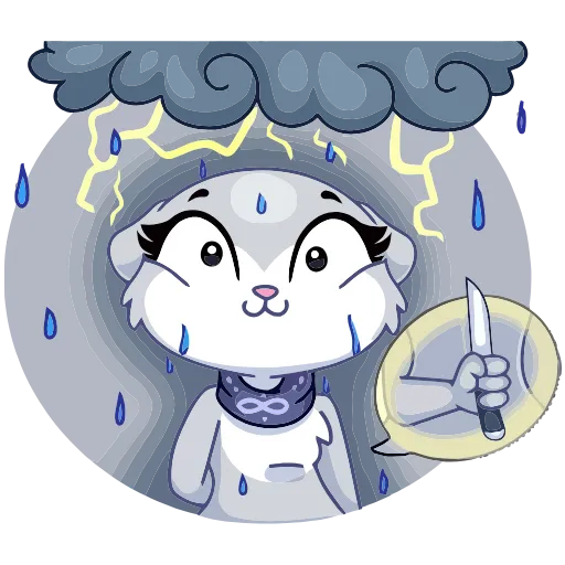 😰 Эмодзи «Нура» для Telegram