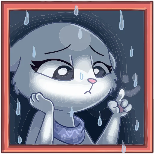 ☹️ Эмодзи «Нура» для Telegram