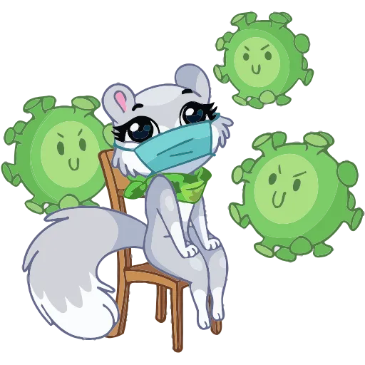 😷 Эмодзи «Нура» для Telegram