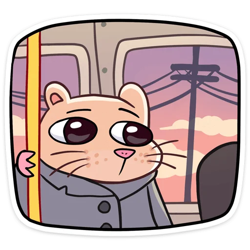 😔 Стикер «с текстом» для Telegram