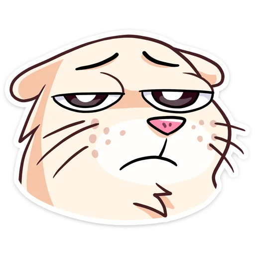 😟 Стикер «с текстом» для Telegram