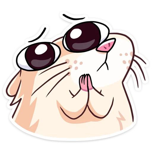 🥺 Стикер «с текстом» для Telegram