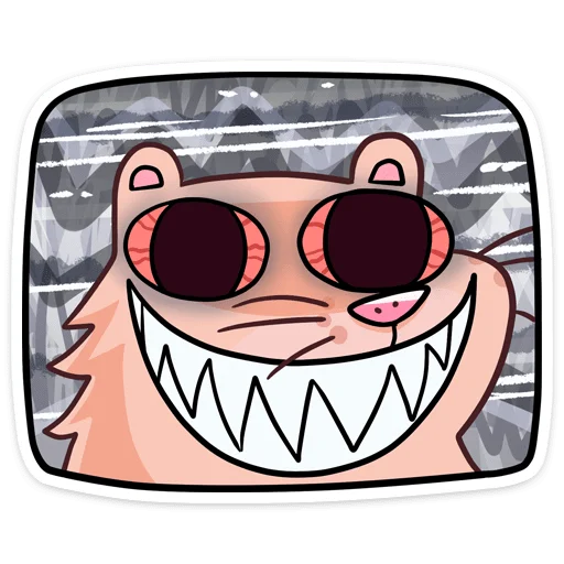 😈 Стикер «с текстом» для Telegram