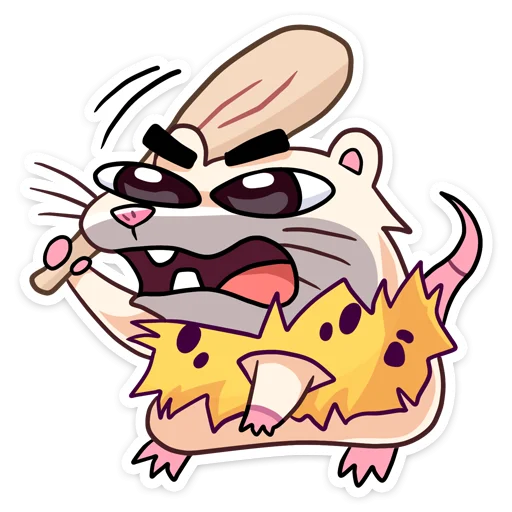 😠 Стикер «с текстом» для Telegram