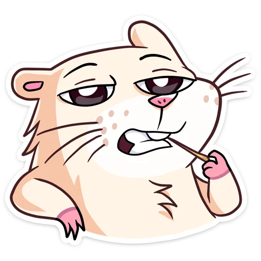 🐹 Стикер «с текстом» для Telegram