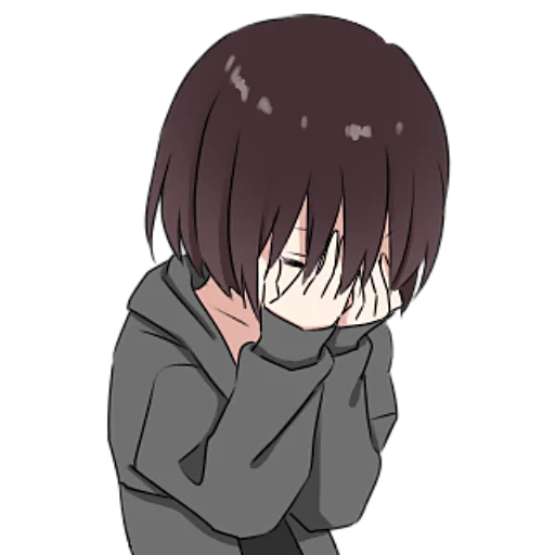 😭 Стикер «Аямэ тян» для Telegram