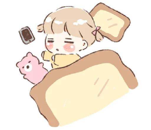 ☁️ Стикер «няша» для Telegram