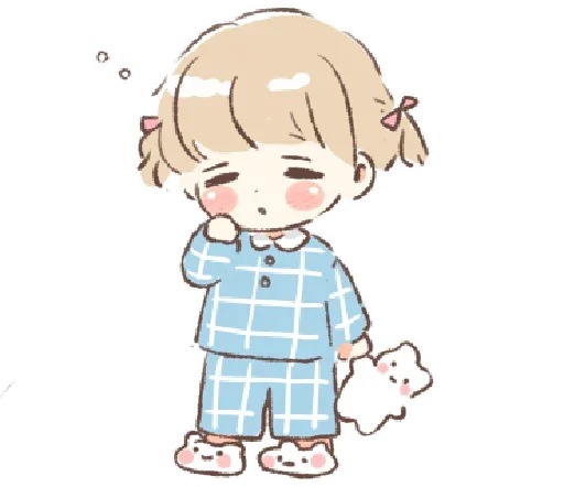 ☁️ Стикер «няша» для Telegram
