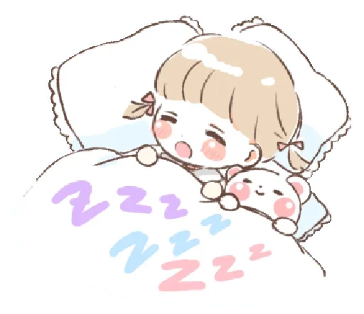 ☁️ Стикер «няша» для Telegram
