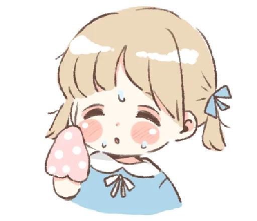 ☁️ Стикер «няша» для Telegram