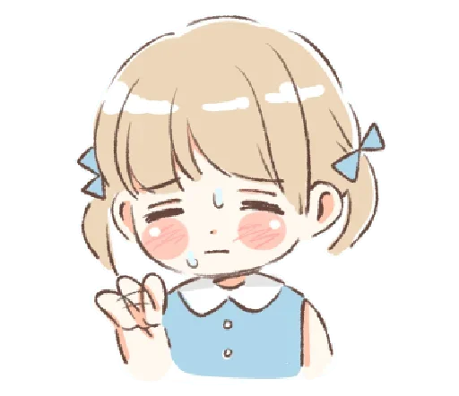 ☁️ Стикер «няша» для Telegram